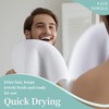 Microfiber Waffle Face Towels, 2 Pieces, Soft, Absorbent, Fast Drying,
