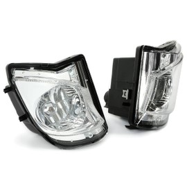 KUAFU Fog Lights Assembly Compatible with 2006-2010 Lexus IS250 IS350 Fog Lamp Set Bumper Driving Fog Light Replacement Driver & Passenger Side (Clear Lens)