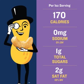 PLANTERS Unsalted Mixed Nuts, Cashews, Pistachios, Almonds, Brazil Nuts, and Pecans, Plant-Based Protein Snacks, 15.25 oz Canister