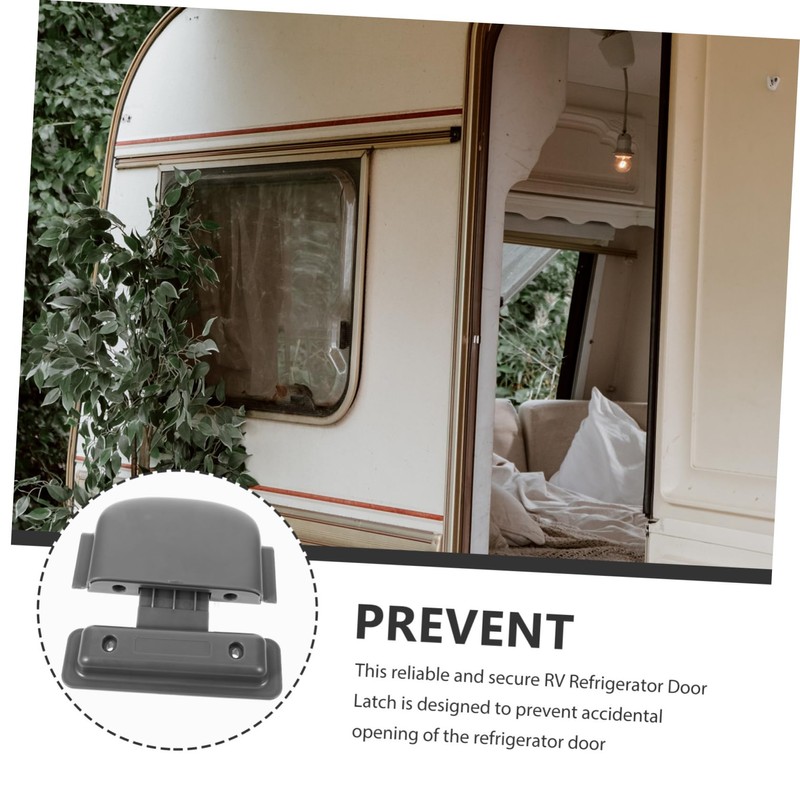 GRIRIW Heavy-Duty Rv Refrigerator Door Locks Safety Camper Lock for