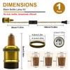 Lamp Kits for Do it Yourself, Brass Bottle Lamp Kit,