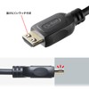 Sanwa Supply KM-HD20-P10L HDMI Cable with Latch (3.3 ft (1