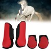 4 Pcs Horse Tendon Boots Set Soft Anti Slip Cushioning