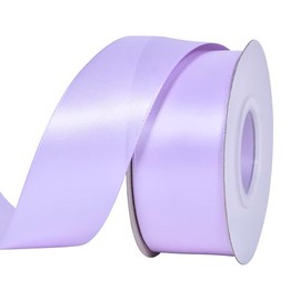 Ribest Light Purple Double Faced Satin Ribbon, 1 1/2 Inch 25 Yard Ribbon for Crafts Gift Wrapping Bows Wedding Party Decoration Bouquet