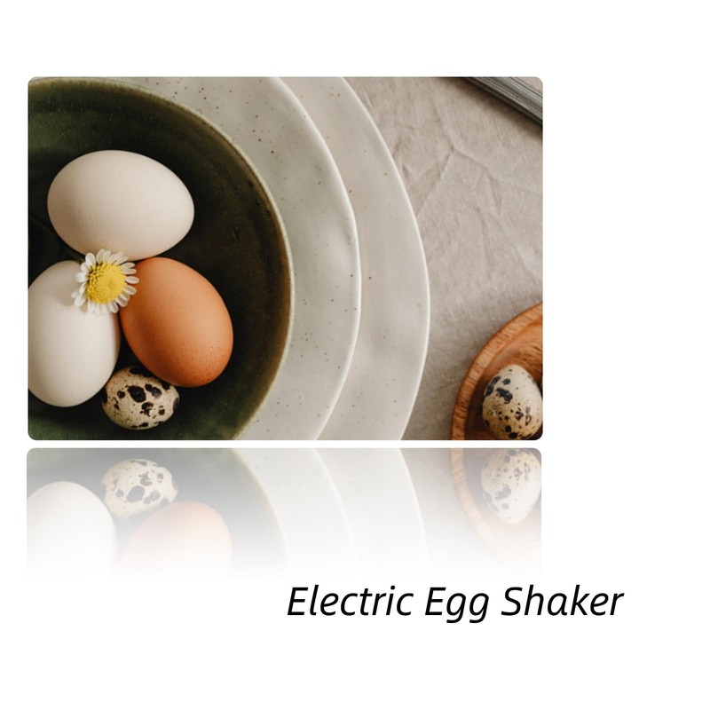 Electric Egg Spinner Egg Scrambler in Shell Golden Egg Maker,