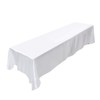 Tablecloth, 145X320Cm Table Cover Wrinkle-Resistant Polyester Banquet Table Cloth Washing