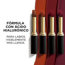 LOral Paris Labial en Barra Mate con cido Hialurnico, Color Riche Intense Volume Matte 103 LE BLUSH AUDACE, 1.8g                                      