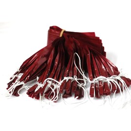 (25) Summer Sausage or Dry Salami Casings with meat cling for 35 lbs of meat 1 x 18 in. mahogany fibrous add venison, beef, pork, elk, etc