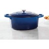 Crock Pot Artisan Enameled Cast Iron 7-Quart Oval Dutch Oven,