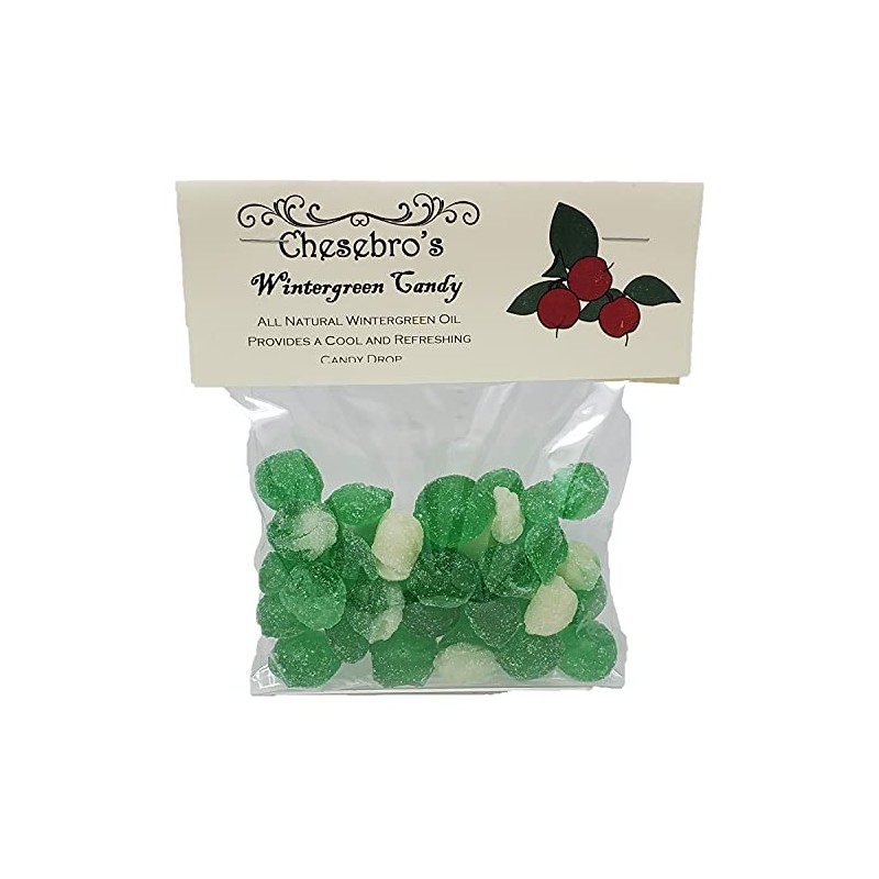 Wintergreen Kettle-Cooked Hard Candy Drops, 3 Pack of 4.5 oz.