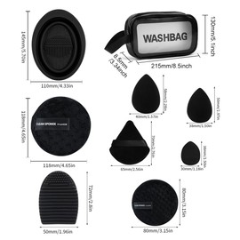 MAANGE Makeup Brush Set, 49 Pieces, Professional Makeup Brush Set for Foundation, Eyeshadow, Contours, Powder and Concealer