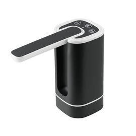 Mersper Portable 5 Gallon Water Dispenser, Automatic Hands-Free USB Charging with 1200mAh Battery, Collapsible, Silent Operation, Multiple Flow Modes, Balck for Home Office Camping Travel