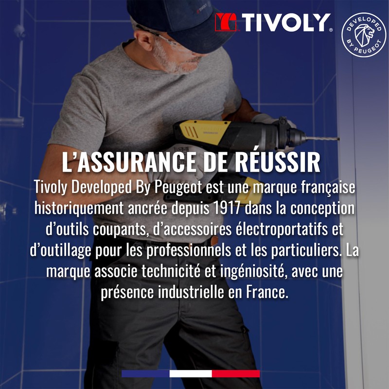 11468570003 5 x Metal Cobalt Graduated Technic Drill Bit Set,