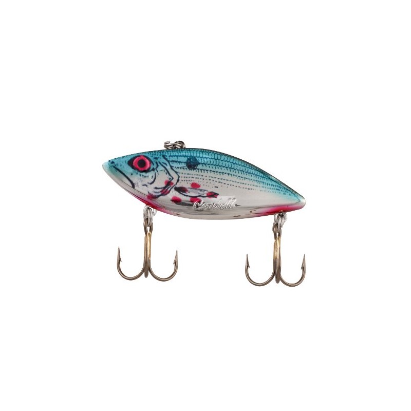 Cotton Cordell Super Spot Fishing Lures, Wounded/Chrome/Blue/Black, 2.5-Inch