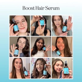 Maple Holistics Biotin Hair Growth Serum - Serum Espesante Capilar Romero Con Cafeína De Menta Y Aceite De Ricino Negro Para El Crecimiento Del Cabell