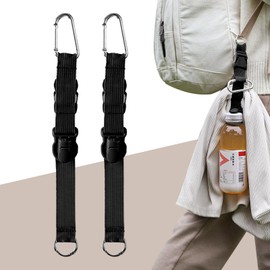 ZeniMart Convenient Coat Fastening Belt for Travel, Jacket Holder, Backpack, One Touch, Luggage Strap, Jacket Holder, Hands-Free, Bags, Suitcase Hook, Convenient Goods, Multi-Purpose, Adjustable, Lightweight, For Business Trips, Elastic Securing Luggage, Slip Prevention, Loss Prevention, For Hanging Coats, Cups, Hats