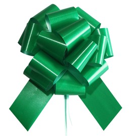 16 Pcs Pull Bows for Gift Wrapping,6 Inch Gift Bows for Presents,Birthday,Anniversary,Party,Christmas,Wreath,Holiday Celebration Gift Decoration (16Pcs Green)