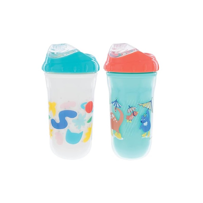 Nuby Sipper fresco aislado sin derrames, 9 onzas (paquete de