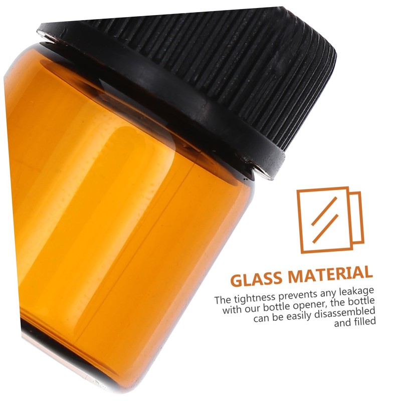 FOMIYES Travel-Sized Essential Oil Sample Bottles 100PCS 1ml Cream Dispensers