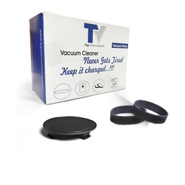 Replacement Part for Kirby Generation G3, G4 Vacuum Cleaner Black Rear Wheel Hub Cap with Free 2 Belts # Compare to Part 555914, 301291, 301291S