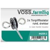 VOSS.farming Electric Fence Round, Rotatable Gate Handle Insulators; Pack of