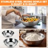 Domensi Stainless Steel Mixing Bowls Set - 4-Piece Polished Mirror