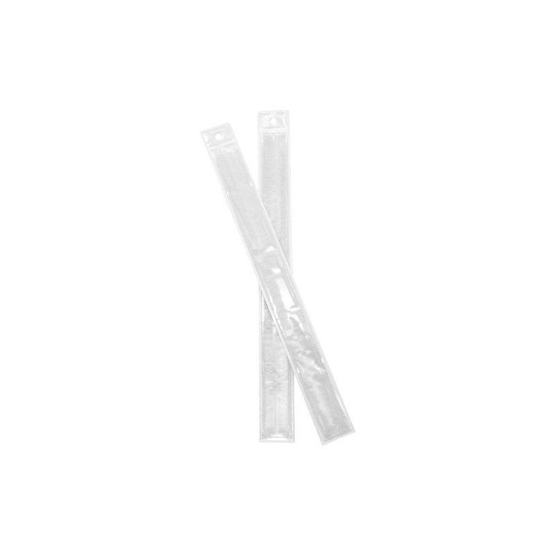 BS 反射リストバンド 2枚入 ホワイト BS‐1251‐W