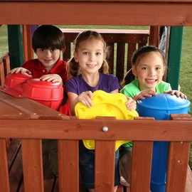 Swing-N-Slide NE 4895 Outdoor Rhythm Band Swing Set Music Play Kit (Pack of 3), Multi-Colored