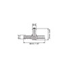 sourcing map 1/4-Inch (6mm) Hose ID Barb Fitting Stainless Steel
