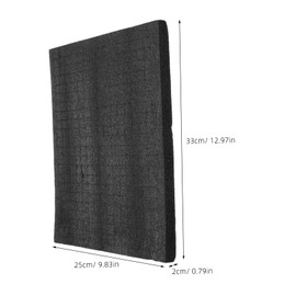 Operitacx Box Checked Packaging Made of Pearl Cotton Foam Ring Insert Black Foam Padding Foam Cube Foam Board Tool Foam Insert Case Foam Sponge