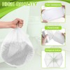 AOSULI 3 Gallon Small Trash Bags 200 Counts White Garbage