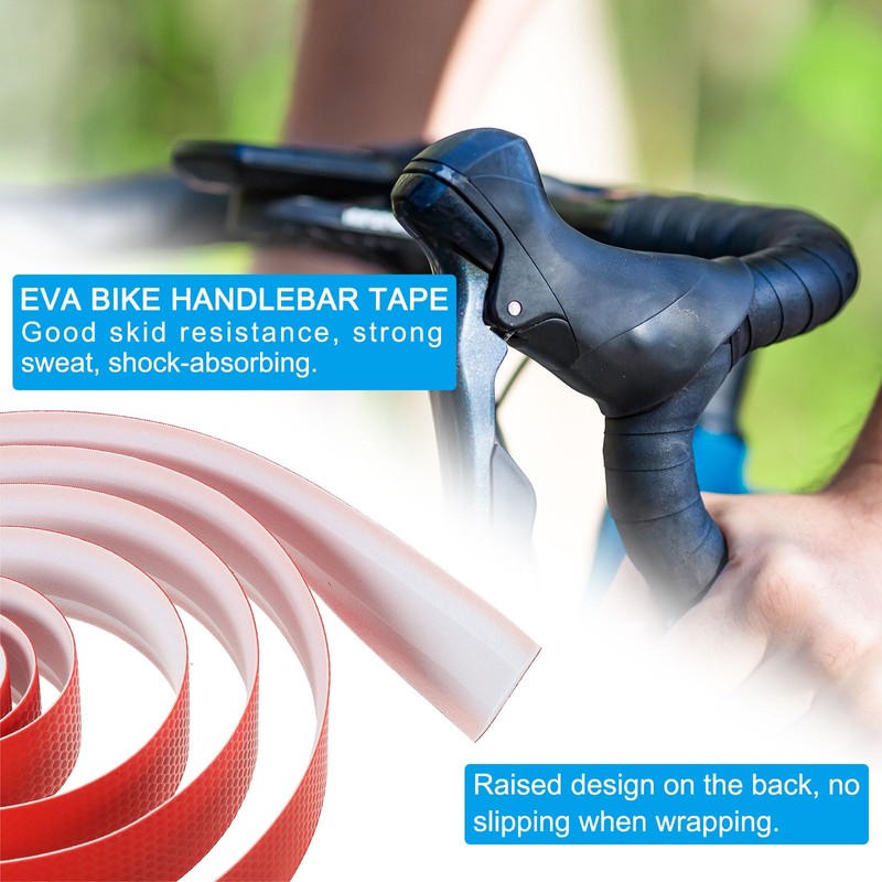 PATIKIL Bike Handlebar Tape, 2 Pack EVA Carbon Handle Grip