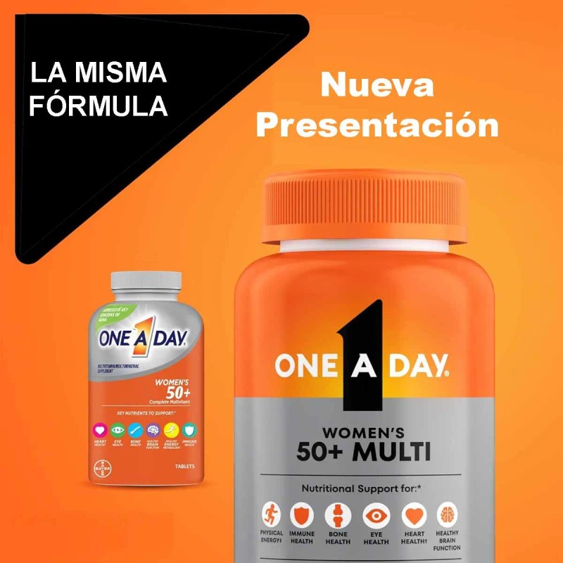 One Day Multivitamínico Mujer 200 Tabletas Sabor Vitaminas