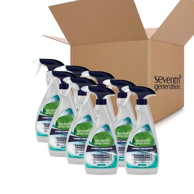 Seventh Generation Laundry Stain Remover, Free & Clear, 16 oz