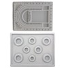 Qanye Pack of 2 Bead Boards, Bead Board, Jewellery Board