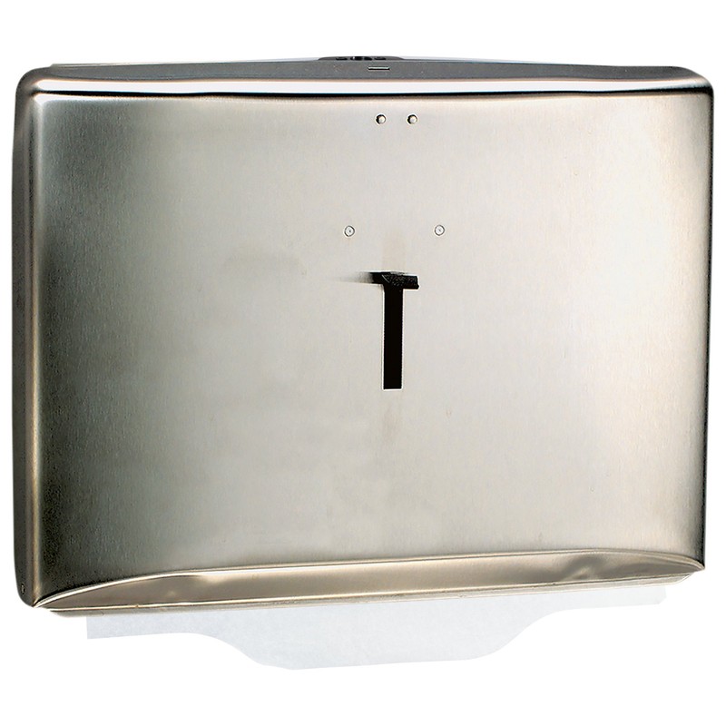 Kimberly Clark Windows Toilet Seat Cover Dispenser (09512), Stainless Steel