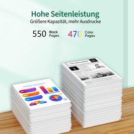 Ondula 502XL Printer Cartridges for Epson 502 Cartridges Multipack Compatible with Epson Expression Home XP-5100 XP-5105 XP-5150 XP-5155 Workforce WF-2860 WF-2865 WF-2880 WF-2885 (Pack of 8)