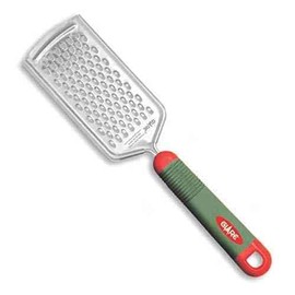 "Good Grips Etched Coarse Grater: Ergonomic, Efficient Kitchen Tool in Vibrant Orange for Effortless Grating of Cheese, Vegetables, and More (Dark Green)