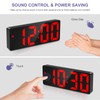 OQIMAX Digital Alarm Clock, Digital Alarm Clock with Large Numbers,