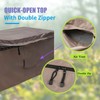 MountainLoc Garden Deck Box Cover, Storage Box Protective Covers With