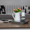 AuldHome Design Galvanized Farmhouse Trays (Set of 2, Small &