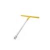 Partuto Yellow Silver Tone 1/2" Square Drive T Handle Wrench