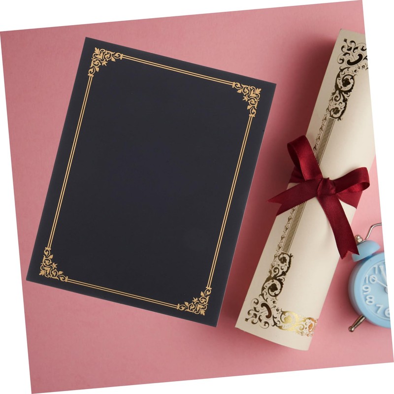Operitacx Letter Size Certificate Holders Gold Foil Award Wedding Graduation