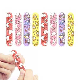 FIMWOLZ Professional Nail File Pack of 8 Animal Nail Files Mini Nail Buffer Colourful Nail File Emery Board for Manicure at Home and in the Salon