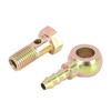X AUTOHAUX 2 Sets 8 mm Banjo Hose Barb Bolt
