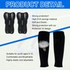 Football Shin Guards and Shin Pad Socks, Breathable Soccer Kids