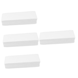 Healeved 4sets Hygienic Wax Strips Rectangle Waxing Sheets for Face Made for One-time Use 100pcs*4