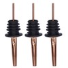 10Pcs Liquor Pourer Stainless Steel Wine Pourer Stopper Bar Tool