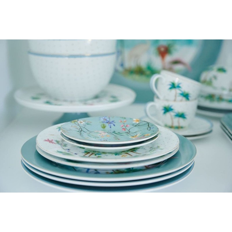 [W] Petit Four Jolie Flowers Blue 12 cm