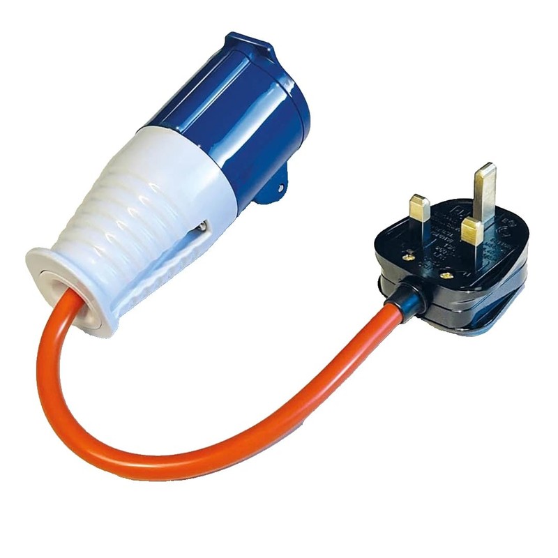 Belmont Leisure Electric Hook Up 13A Plug to 16A Socket